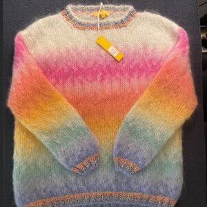 Rose Carmine - Pastel Tie&Dye Sweater - S2 : Medium / Large ( FR 40 / 42 ) NWT